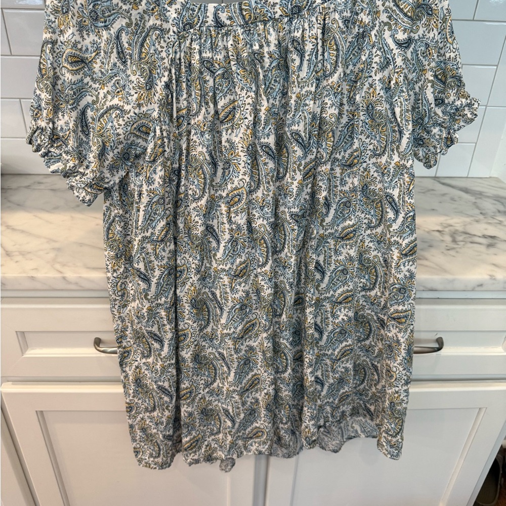 Hayden Blue and Green Paisley Dress